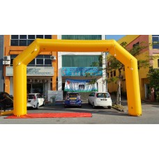 30ft Yellow Hexogon Inflatable Arch for sale